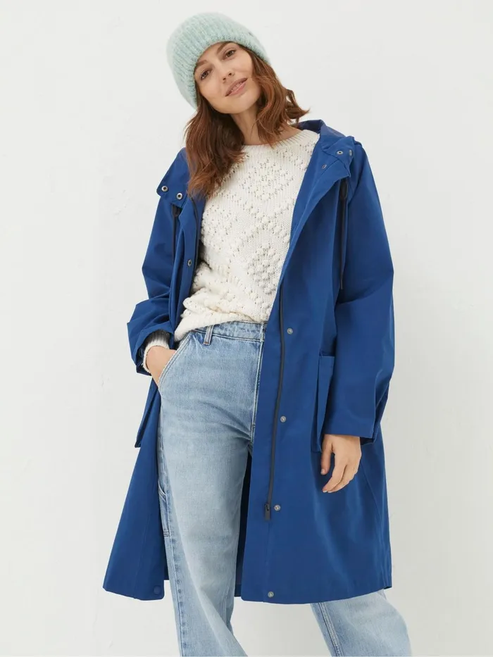 Fat Face Coats and Jackets Blue Wren Waterproof Coat 8211 Women