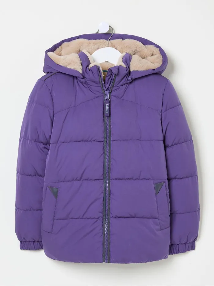 Fat Face Coats and Jackets Everly Purple Padded Jacket 8211 Kids