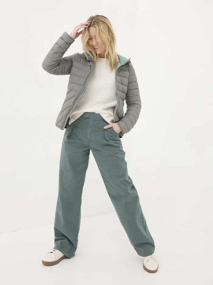 Fat Face Coats and Jackets Garnet Grey Lightweight Puffer Jacket 8211 Women