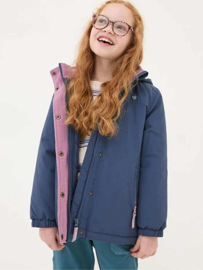 Fat Face Coats and Jackets Leah Navy Blue Jacket 8211 Kids