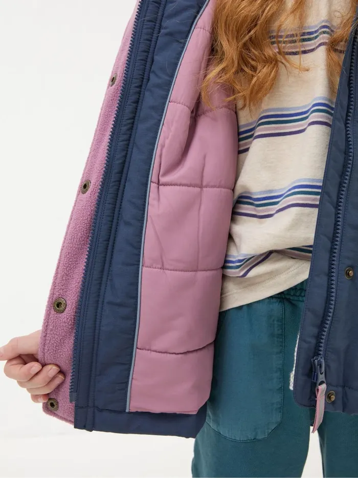 Fat Face Coats and Jackets Leah Navy Blue Jacket 8211 Kids