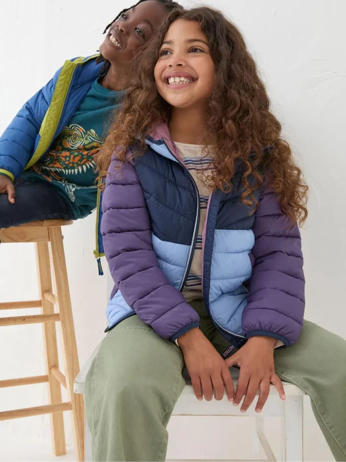 Fat Face Coats and Jackets Poppy Purple Padded Jacket 8211 Kids