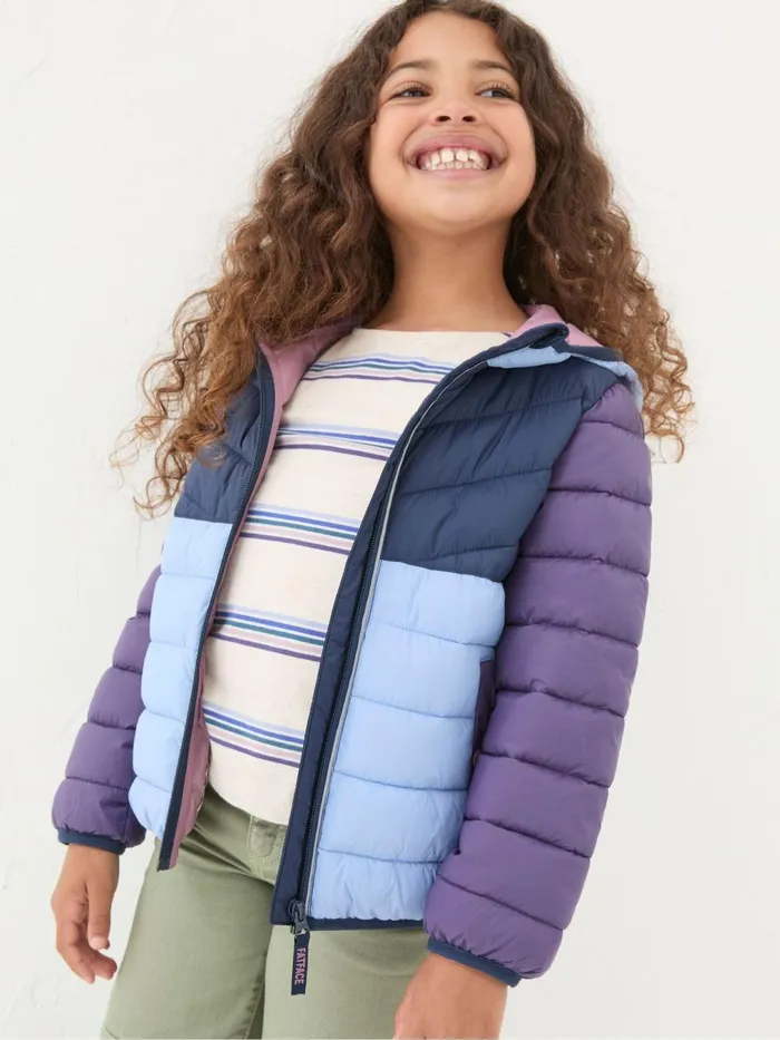 Fat Face Coats and Jackets Poppy Purple Padded Jacket 8211 Kids