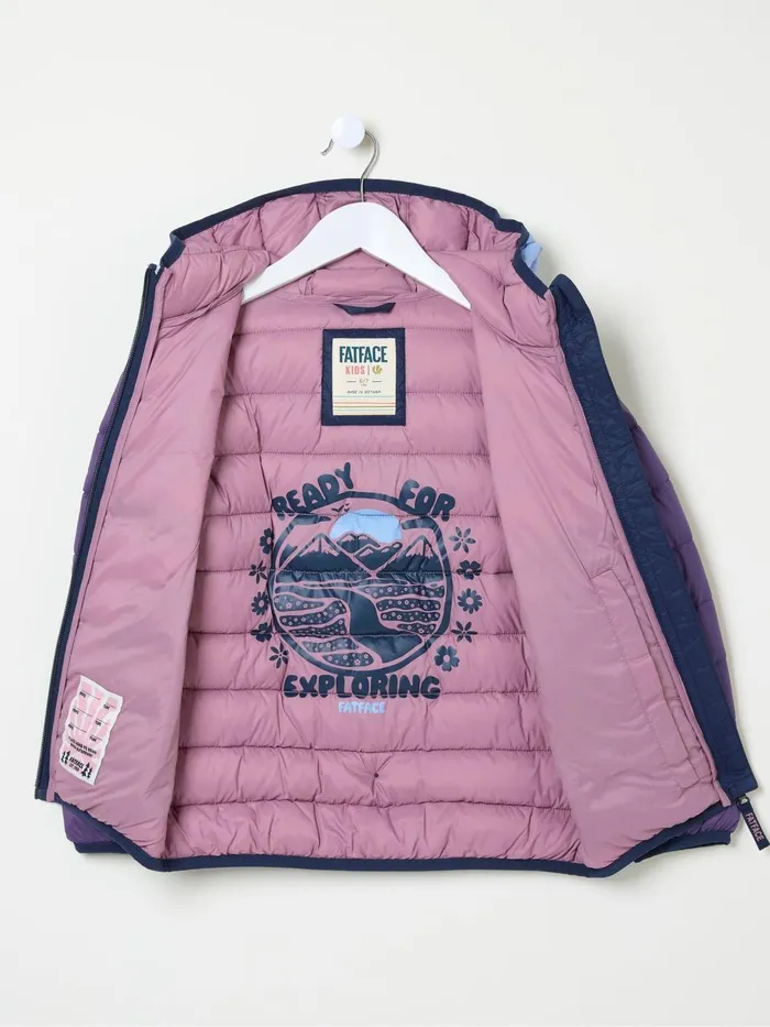 Fat Face Coats and Jackets Poppy Purple Padded Jacket 8211 Kids