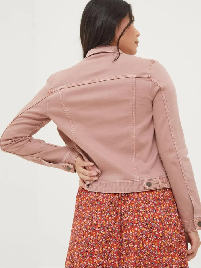 Fat Face Coats and Jackets Tasha Pink Denim Jacket 8211 Women Fat Face Coats and Jackets Tasha Pink Denim Jacket 8211 Women
