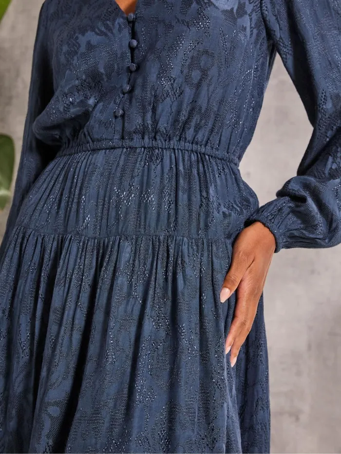 Fat Face Dresses Gail Blue Detail Dress 8211 Women