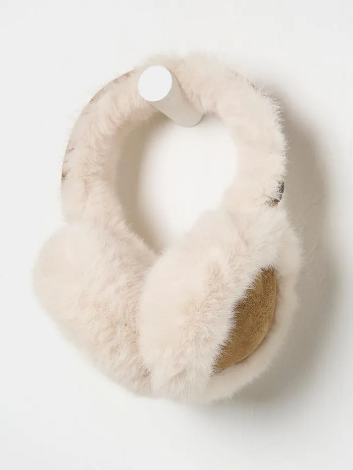 Fat Face Hats Brown Fluffy Earmuffs 8211 Women