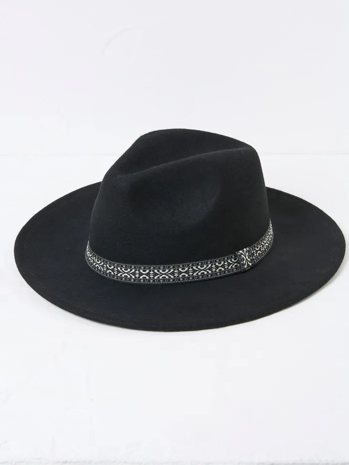Fat Face Hats Fedora Black Hat 8211 Women
