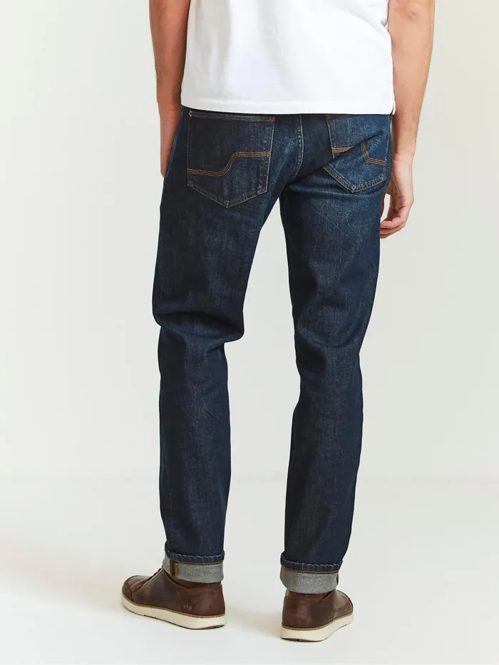 Fat Face Jeans Dark Blue Vintage Wash Denim Slim Jeans 8211 Men