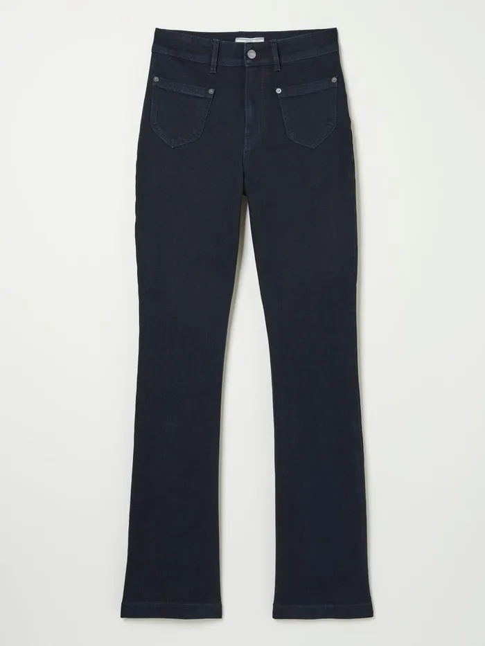 Fat Face Jeans Fly Denim Dark Blue Flare Jeans 8211 Women