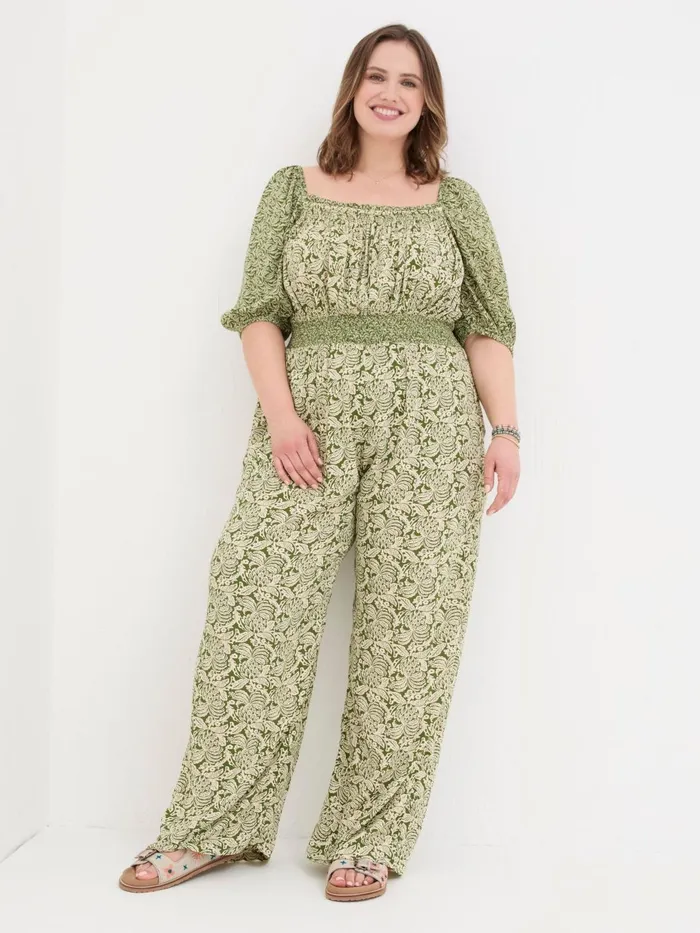 Fat Face Jumpsuits and Playsuits Eva Green Damask Floral Jumpsuit 8211 Women