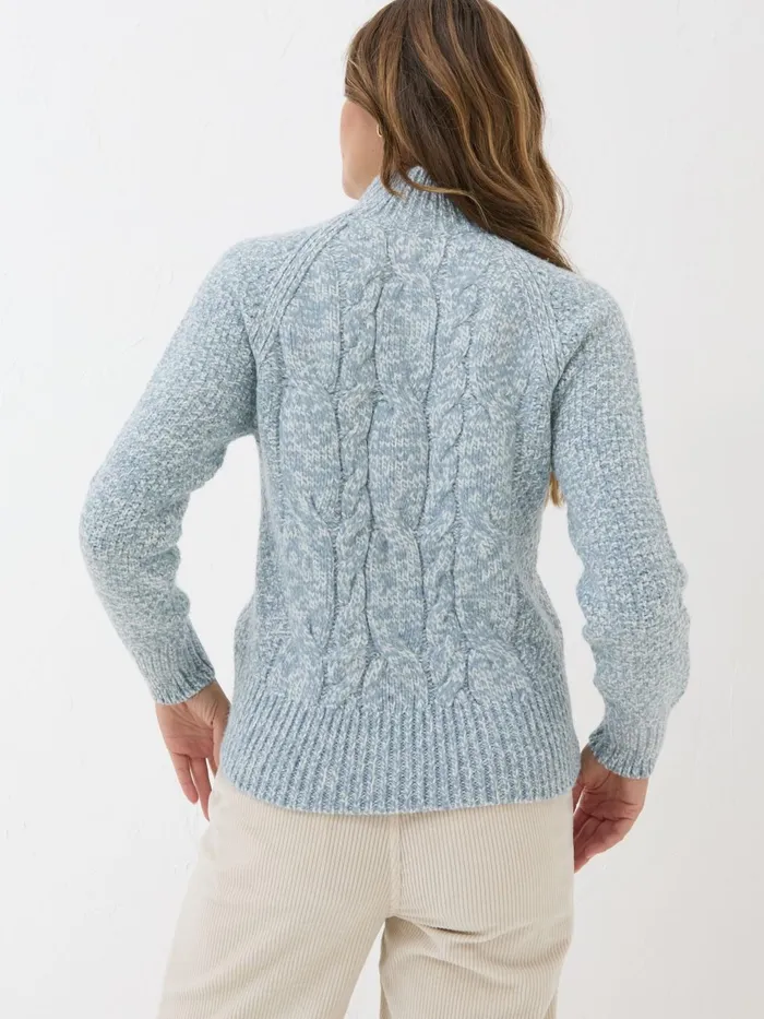 Fat Face Knitwear Blue Cali Cable Jumper 8211 Women