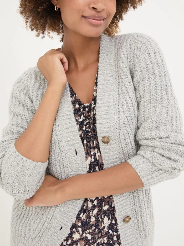 Fat Face Knitwear Light Grey Alicia Cardigan 8211 Women Fat Face Knitwear Light Grey Alicia Cardigan 8211 Women