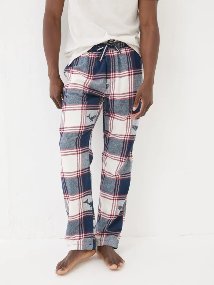 Fat Face Pyjamas and Nightwear Blue Whale Jacquard Pyjamas 8211 Men