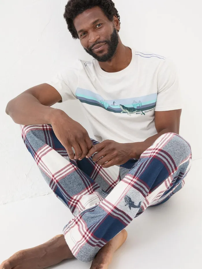 Fat Face Pyjamas and Nightwear Blue Whale Jacquard Pyjamas 8211 Men Fat Face Pyjamas and Nightwear Blue Whale Jacquard Pyjamas 8211 Men