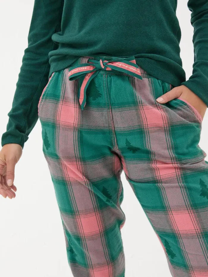 Fat Face Pyjamas and Nightwear Cora Green Christmas Tree Jacquard Pyjama Bottoms 8211 Women Fat Face Pyjamas and Nightwear Cora Green Christmas Tree Jacquard Pyjama Bottoms 8211 Women