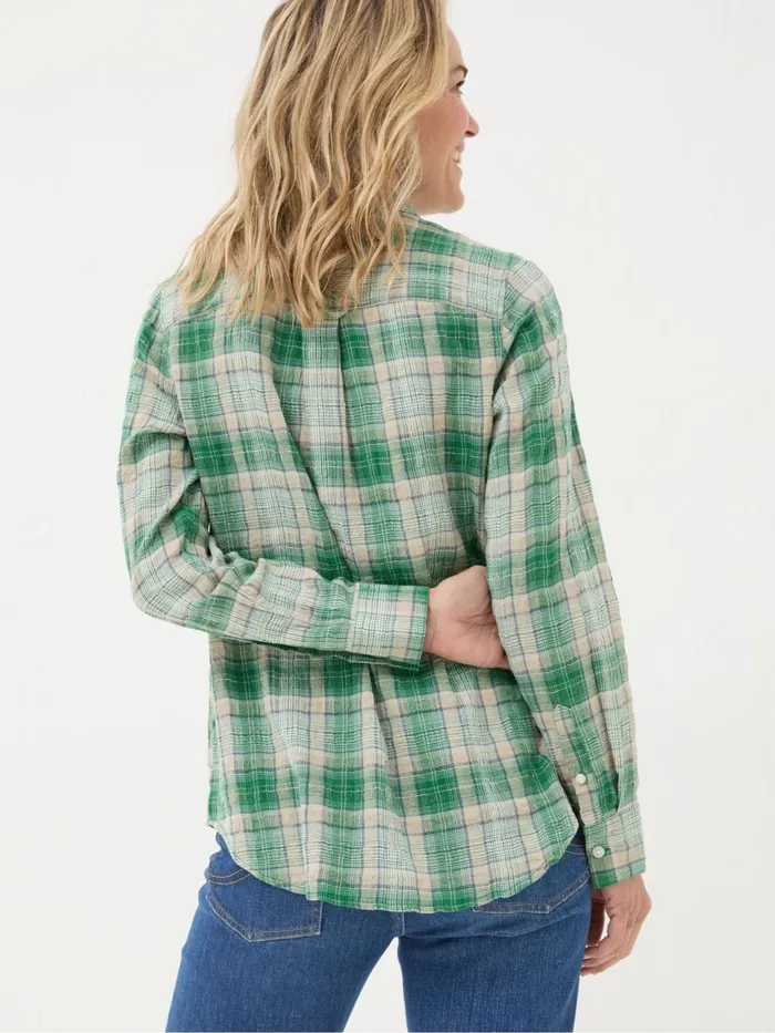 Fat Face Shirts and Blouses Olivia Black Waffle Check Shirt 8211 Women
