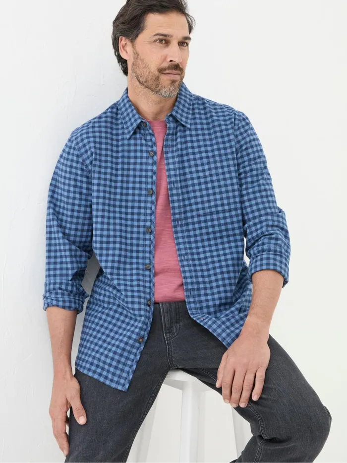 Fat Face Shirts Blue Everly Gingham Shirt 8211 Men