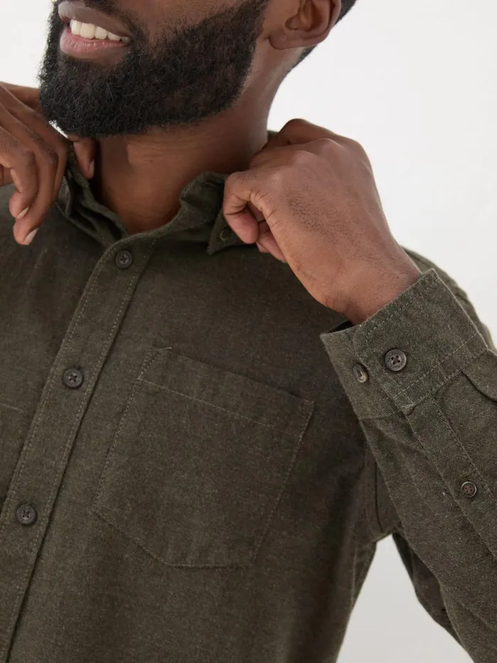 Fat Face Shirts Green Long Sleeve Oxlow Plain 100 Cotton Shirt 8211 Men Fat Face Shirts Green Long Sleeve Oxlow Plain 100 Cotton Shirt 8211 Men