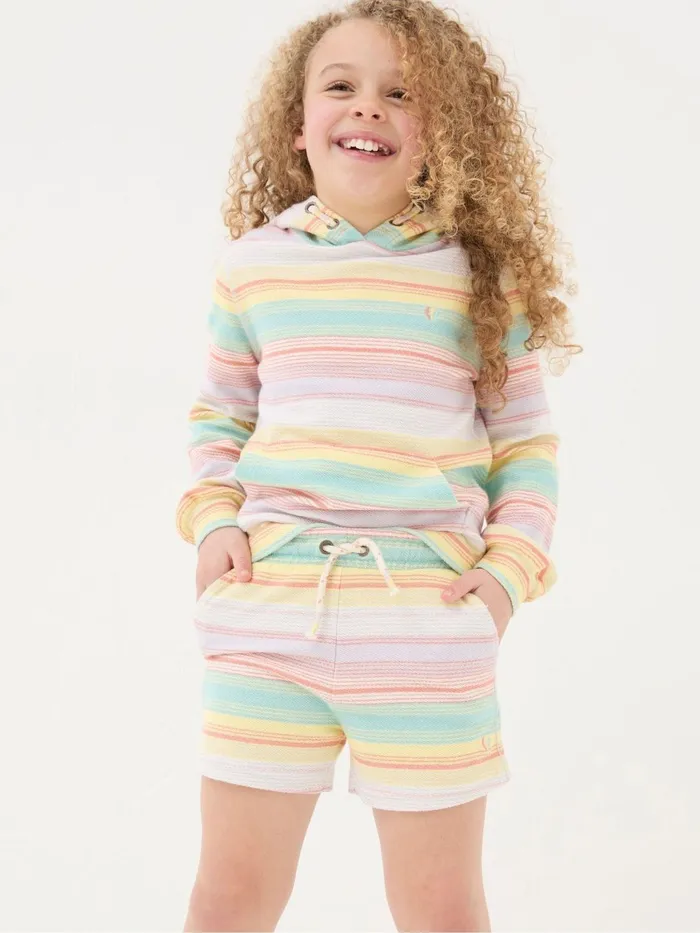 Fat Face Shorts White Textured Stripe Shorts 8211 Kids