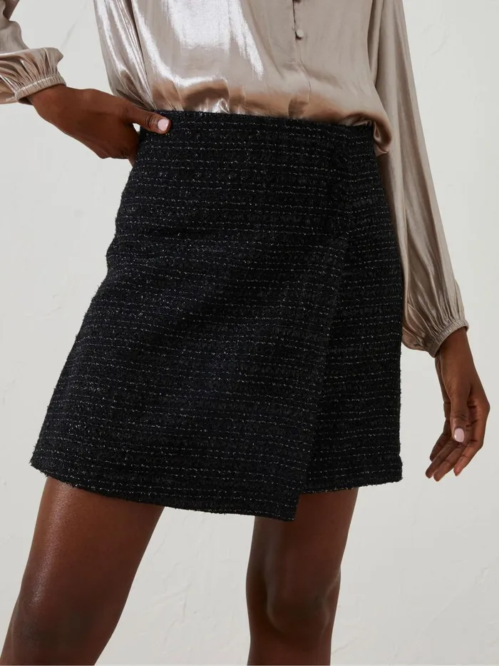 Fat Face Skirts Black Lily Metallic Skirt 8211 Women