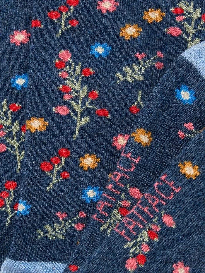 Fat Face Socks and Tights Blue Navy Pop Floral Socks 1 Pack 8211 Women