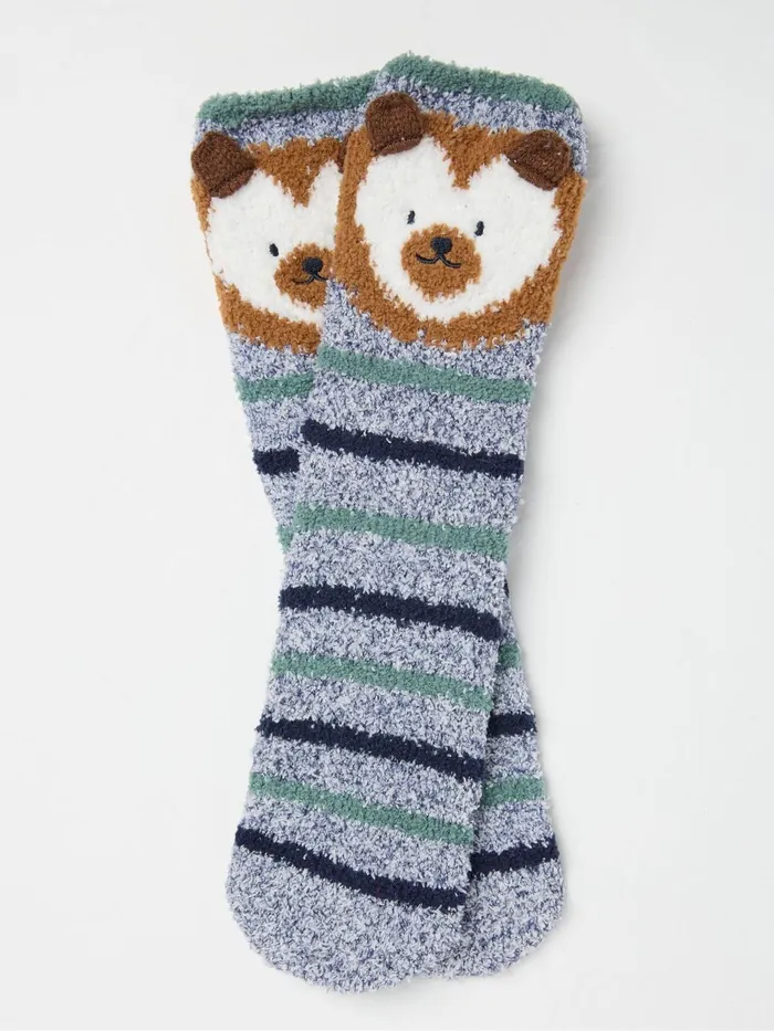 Fat Face Socks and Tights Brown Hedgehog Socks Box 8211 Women