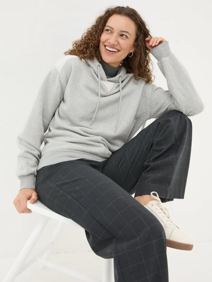 Fat Face Sweatshirts and Hoodies Tori Grey Lounge Hoodie 8211 Women Fat Face Sweatshirts and Hoodies Tori Grey Lounge Hoodie 8211 Women