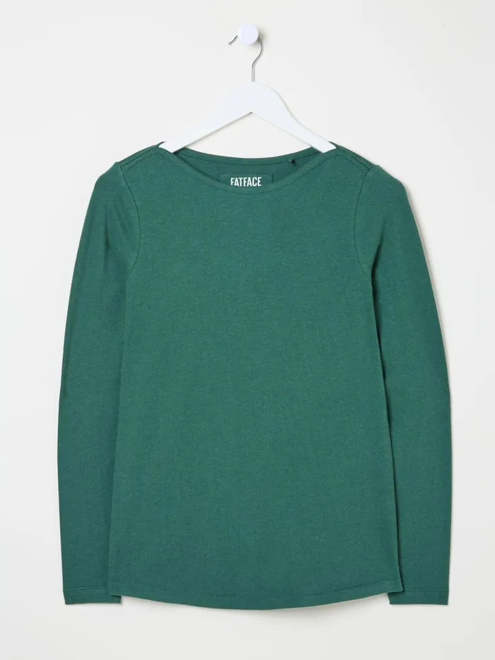 Fat Face Tops and TShirts Bree Green TShirt 8211 Women