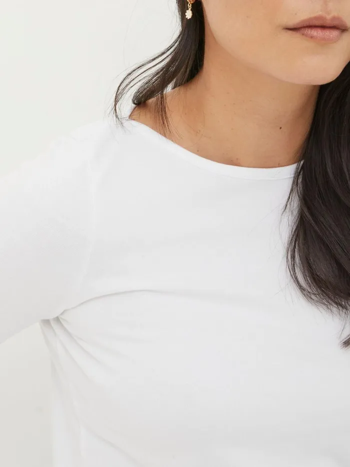 Fat Face Tops and TShirts Bree White TShirt 8211 Women