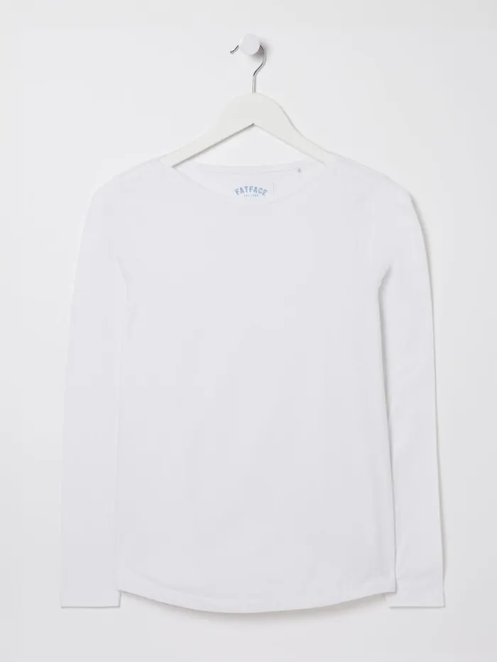 Fat Face Tops and TShirts Bree White TShirt 8211 Women