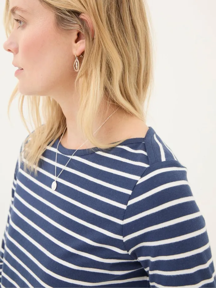 Fat Face Tops and TShirts Breton Blue TShirt 8211 Women