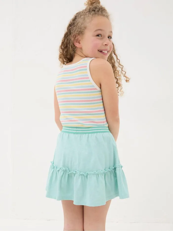 Fat Face Tops and TShirts Pink Rib Vests 3 Pack 8211 Kids