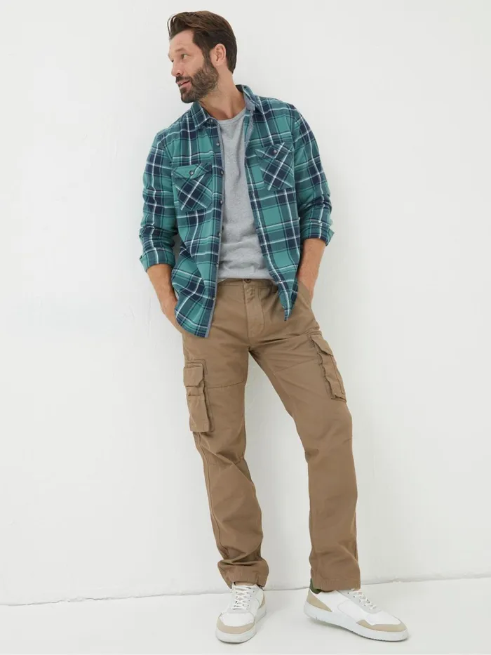 Fat Face Trousers and Chinos Breakyard Natural Dark Natural Cargo Trousers 8211 Men