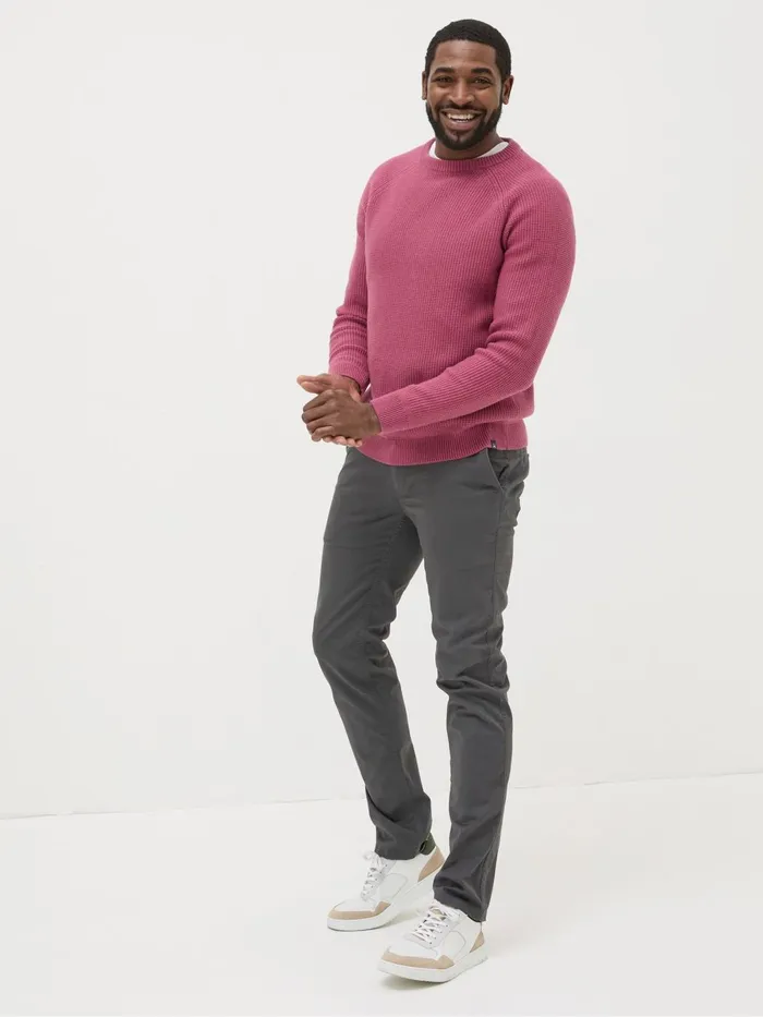 Fat Face Trousers and Chinos Grey Charcoal Slim Heyshott Chinos 8211 Men