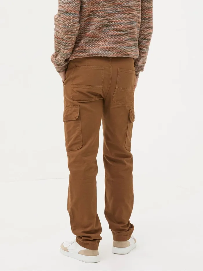 Fat Face Trousers and Chinos Wardly Brown Tan Canvas Cargo Trousers 8211 Men