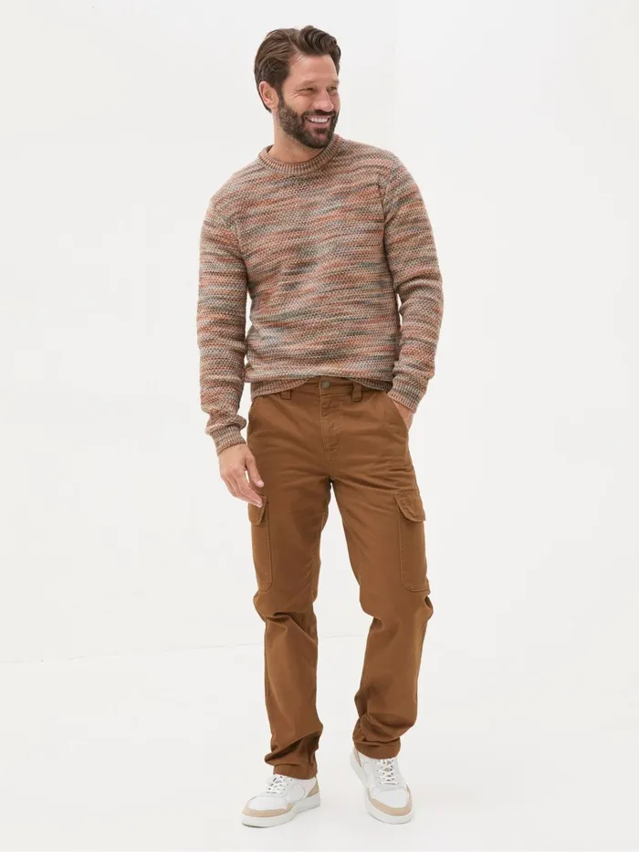 Fat Face Trousers and Chinos Wardly Brown Tan Canvas Cargo Trousers 8211 Men