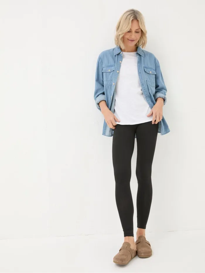 Fat Face Trousers and Leggings Meribel Black Leggings 8211 Women