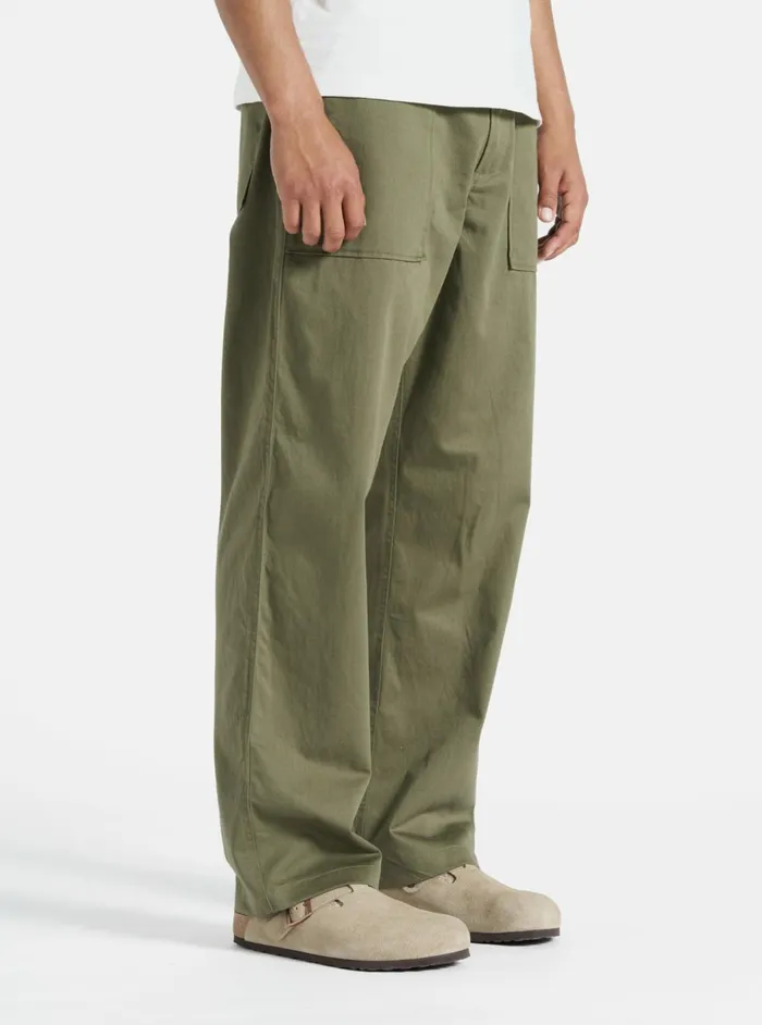 Fatigue Pant In Light Olive Twill Men Universal Works Trousers