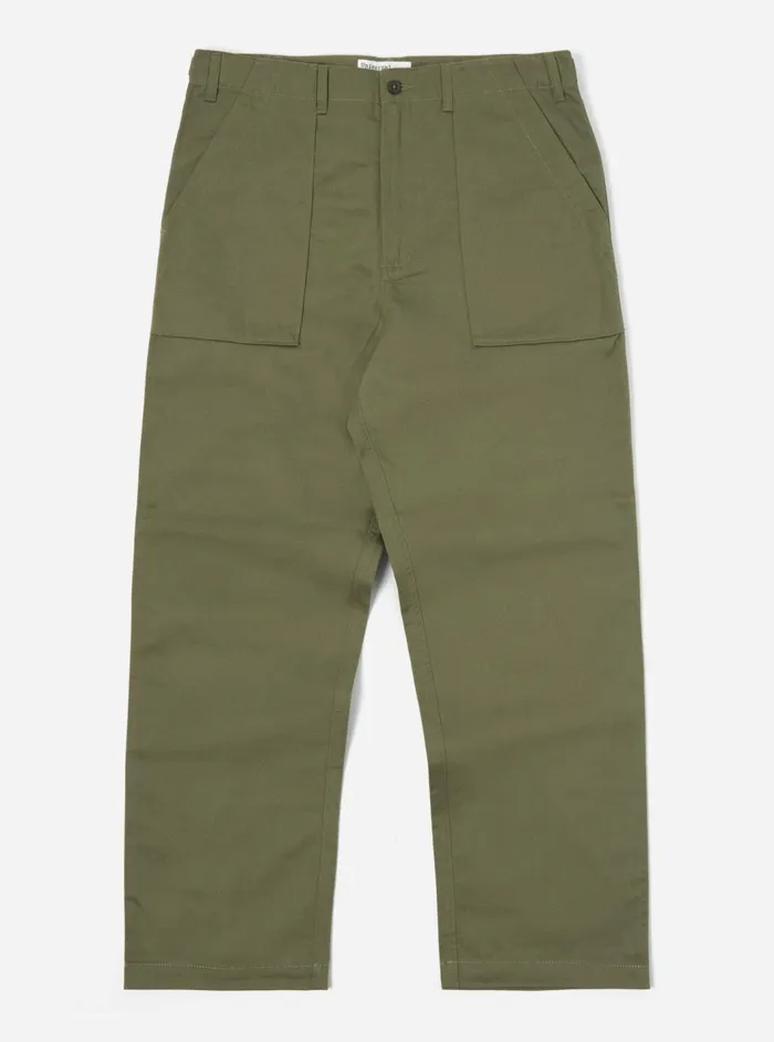 Fatigue Pant In Light Olive Twill Men Universal Works Trousers