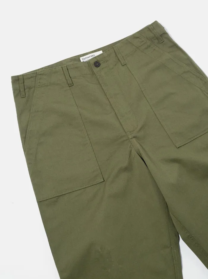 Fatigue Pant In Light Olive Twill Men Universal Works Trousers