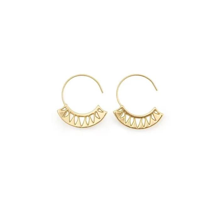 Fine Jewelry Women Alex And Ani Blue Lotus Hoop Earrings 14kt Gold Over 925 Sterling Silver Fine Jewelry Women Alex And Ani Blue Lotus Hoop Earrings 14kt Gold Over 925 Sterling Silver