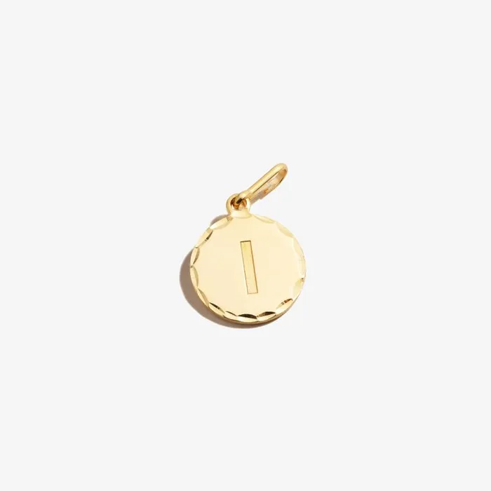 Fine Jewelry Women Alex And Ani Initial I Charm 14kt Gold Over Sterling Silver