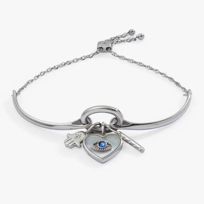 Fine Jewelry Women Alex And Ani Protection Trio Interchangeable Charm Bracelet Stainless Steel Silver Fine Jewelry Women Alex And Ani Protection Trio Interchangeable Charm Bracelet Stainless Steel Silver
