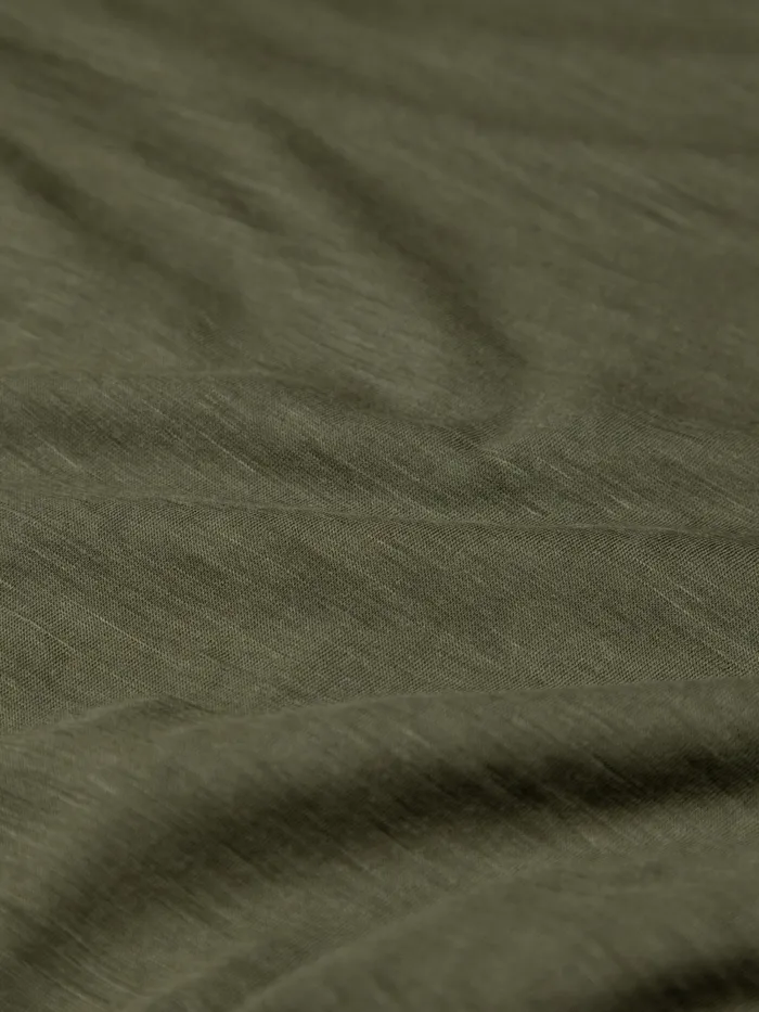 Finisterre Base Layers and Underwear Women Seeker Merino Scoop Neck TShirt Olive
