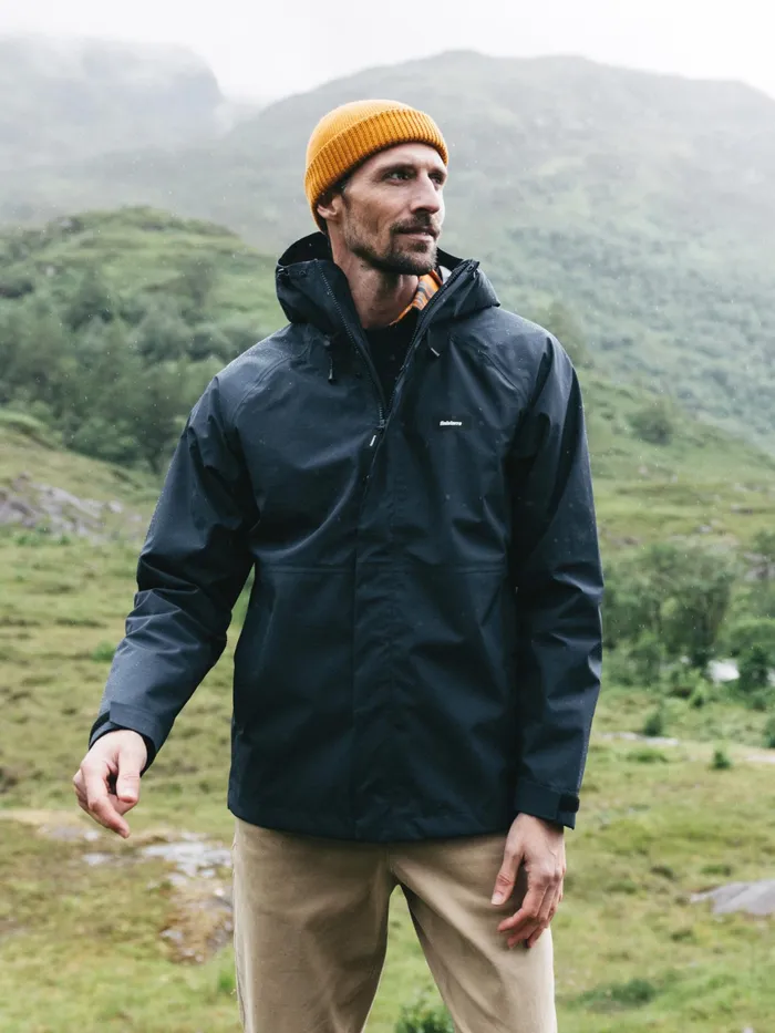 Finisterre Jackets and Coats Men Skybird Waterproof Jacket Navy