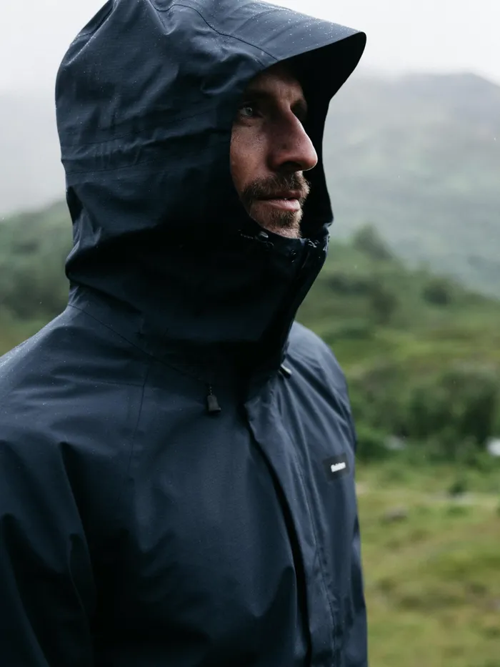 Finisterre Jackets and Coats Men Skybird Waterproof Jacket Navy