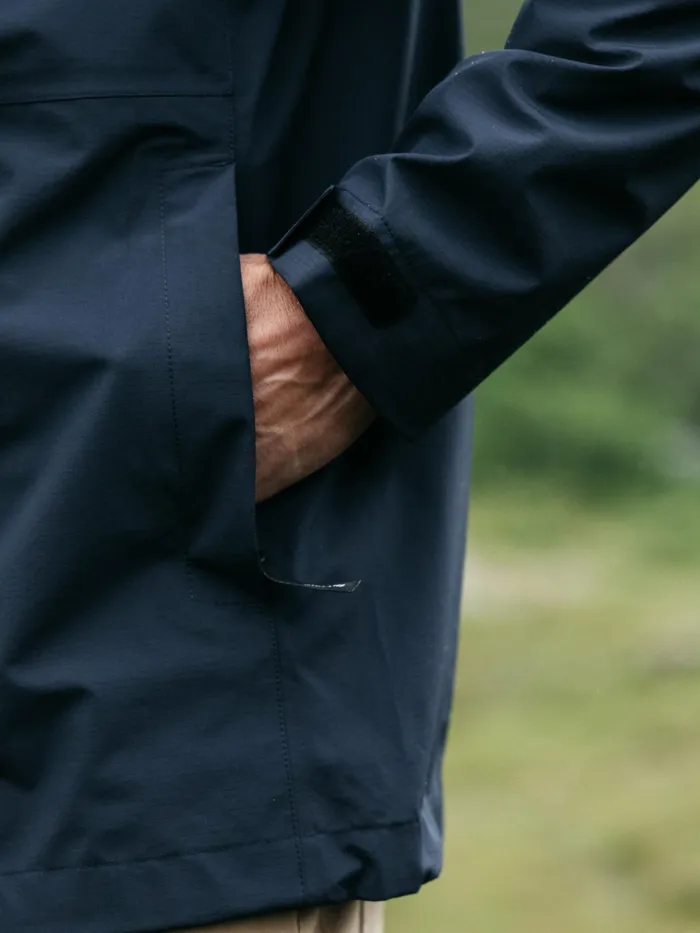 Finisterre Jackets and Coats Men Skybird Waterproof Jacket Navy
