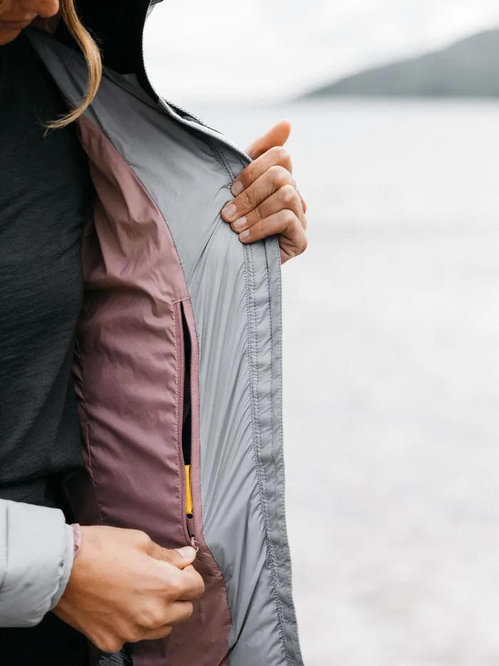 Finisterre Jackets and Coats Women Nimbus Hooded Jacket Whale