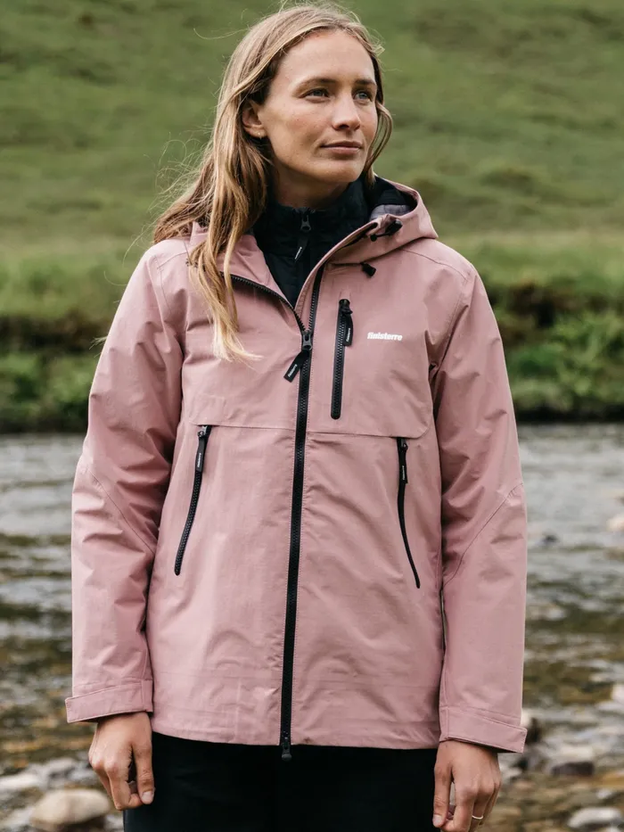 Finisterre Jackets and Coats Women Stormbird Waterproof Jacket Heather Mist